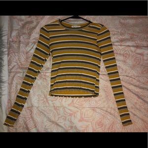 Long sleeve yellow shirt